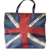 Burberry Shopper Cotton in Blue