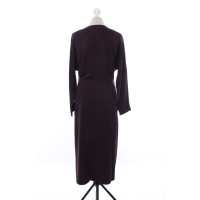 Massimo Dutti Kleid aus Viskose in Violett