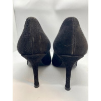 Le Silla  Pumps/Peeptoes Suède in Zwart