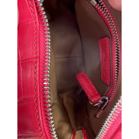 Agnona Umhängetasche aus Leder in Rosa / Pink