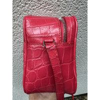 Agnona Umhängetasche aus Leder in Rosa / Pink