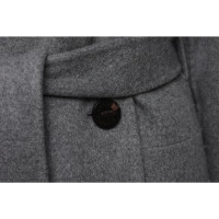 Hermès Jacke/Mantel aus Kaschmir in Grau