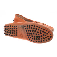 Tod's Slippers/Ballerinas Leather in Orange