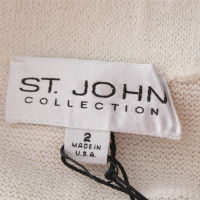 St. John Jupe en blanc crème