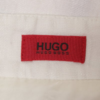 Hugo Boss Aangerimpelde rok gemaakt van linnen