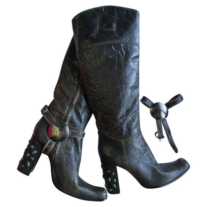 Gianni Barbato Patent leather boots