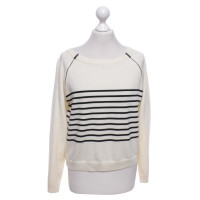 Moschino Cheap And Chic Striped pullover in black and white