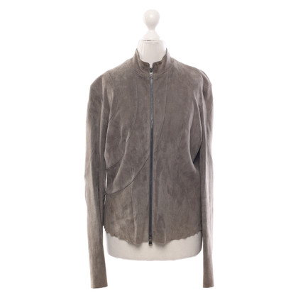 Jitrois Jacket/Coat Leather in Olive