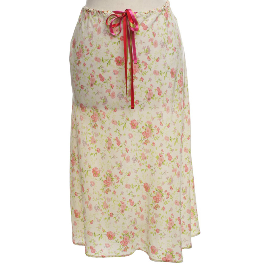 Etro Silk skirt pattern