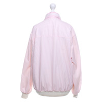 Lacoste Blouson in rosa / bianco