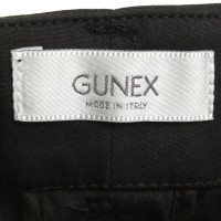 Gunex pantalon plissé en noir