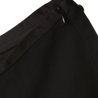 Armani Collezioni Pantalon en soie noir