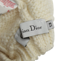 Christian Dior Mütze in Cremeweiß