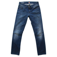 Hugo Boss Jeans Katoen in Blauw