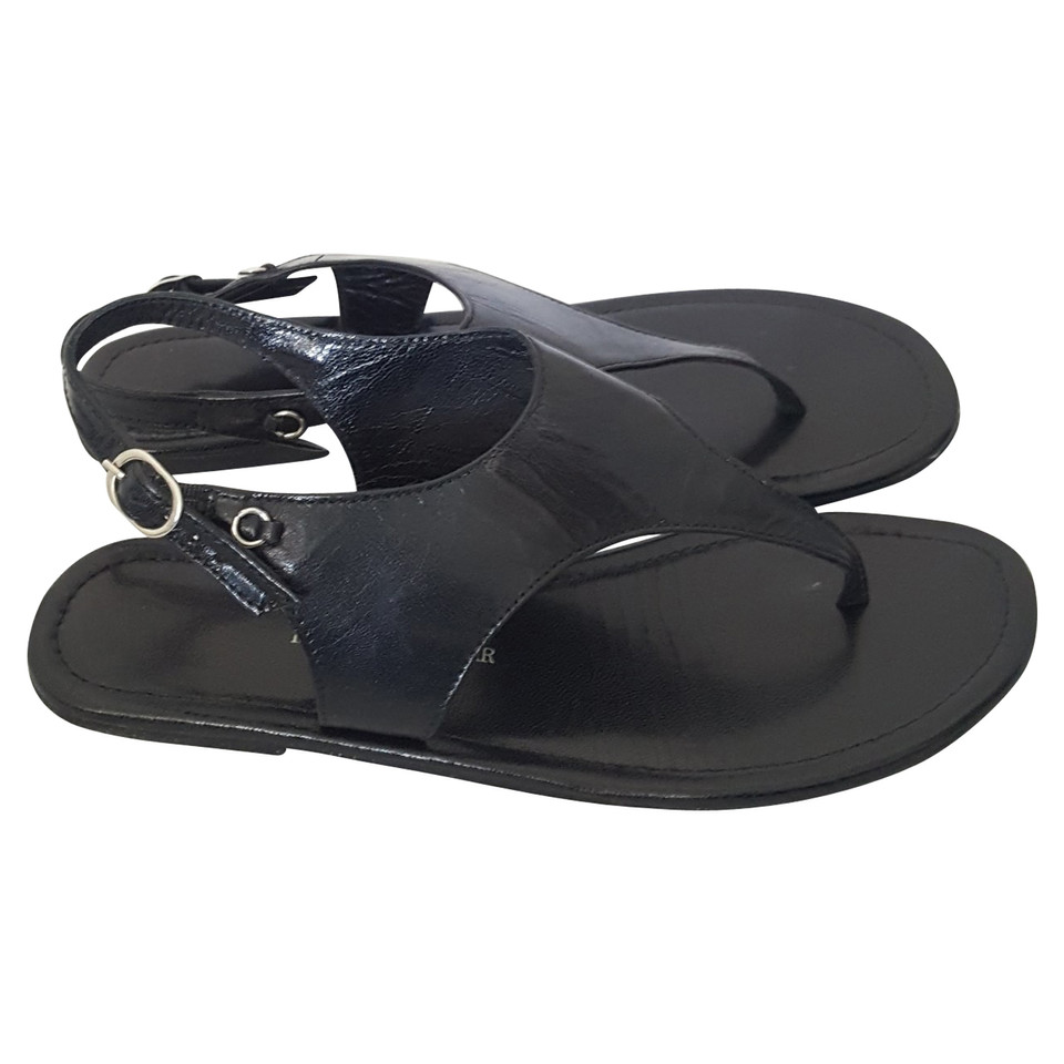 Bruuns Bazaar black leather sandals