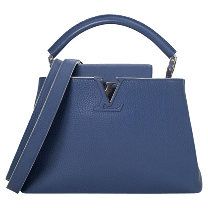 Louis Vuitton Capucines aus Leder in Blau