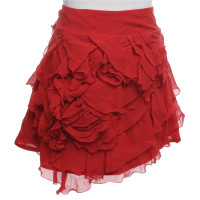 Patrizia Pepe Mini skirt in red