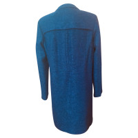 Costume National Jas/Mantel Wol in Blauw