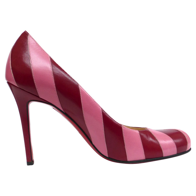 Christian Louboutin pumps with stripes