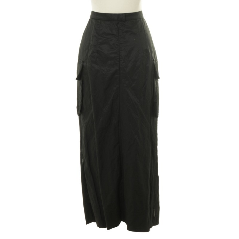 Airfield Long skirt in black