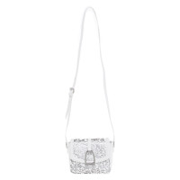 La Martina Shoulder bag in white / silver