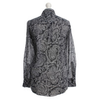 Theory Silk blouse with pattern
