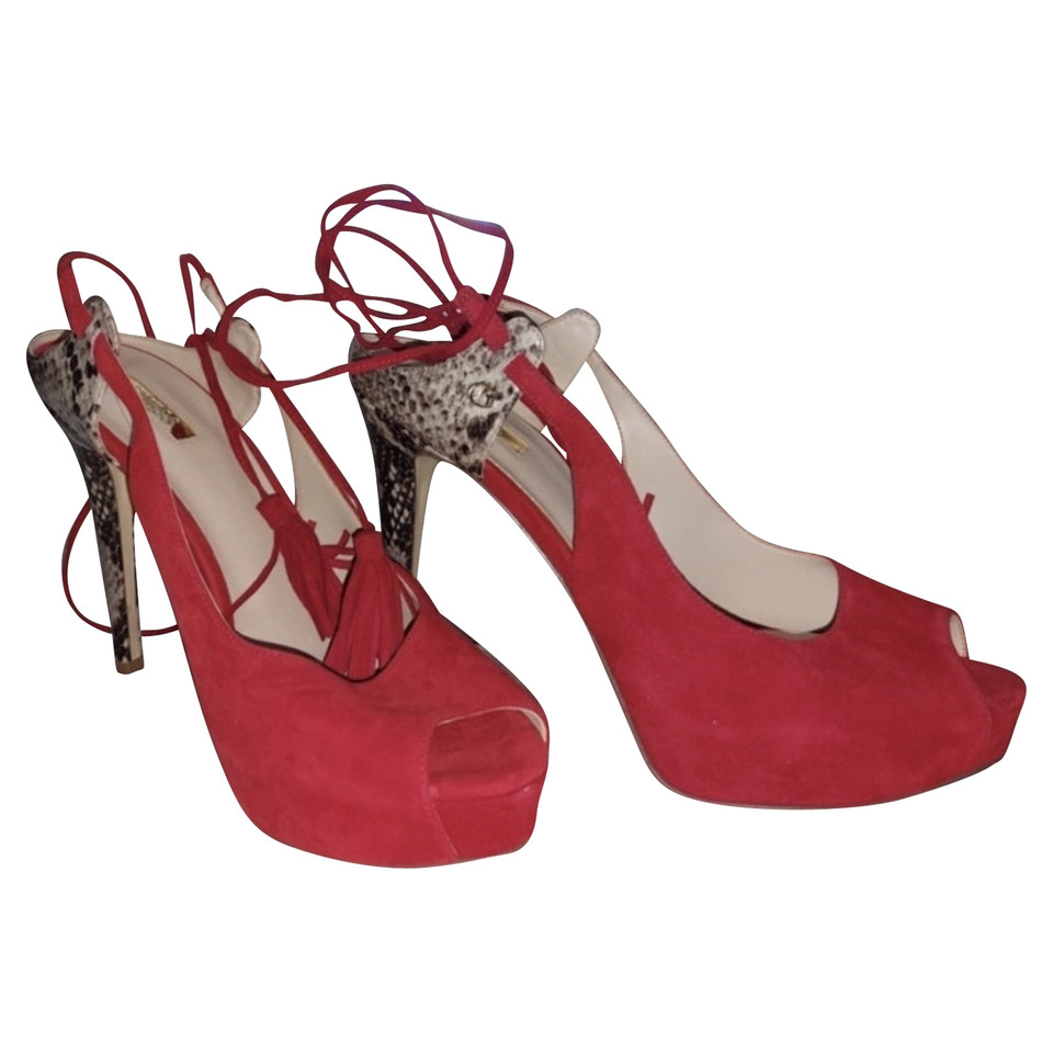 Guess Lace-up shoes in Red
