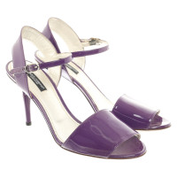 Dolce & Gabbana Sandalen Lakleer in Violet