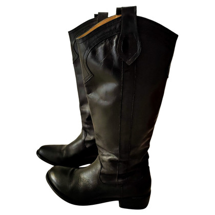 Marina Rinaldi Boots Leather in Black