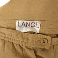 Rena Lange Cotton costume in ochre