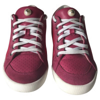 Chanel Sneakers aus Leder in Rosa / Pink