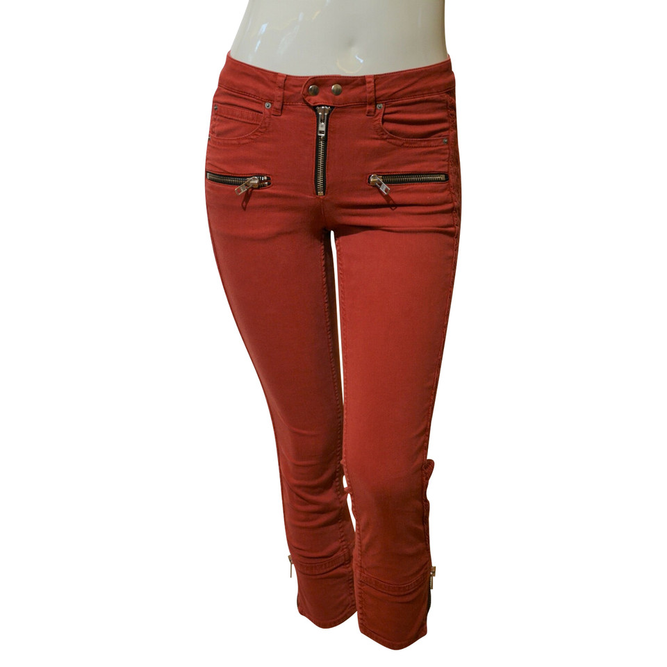 Isabel Marant Etoile Jeans Cotton in Red
