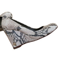 Tory Burch Python wedges