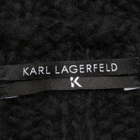 Karl Lagerfeld Strick aus Wolle in Schwarz