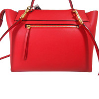 Céline Belt Bag Medium Leather in Red