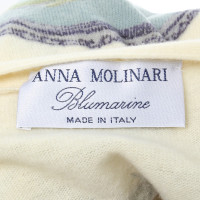 Anna Molinari Vest in Beige / Multicolor