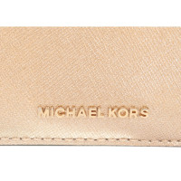 Michael Kors Gold colored wallet with logos