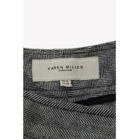 Karen Millen Hose aus Wolle in Grau