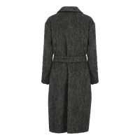 Rochas Jacke/Mantel aus Wolle in Grau