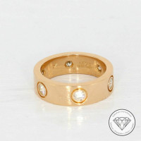 Cartier Love Ring mittel Gold in Oro rosso in Oro