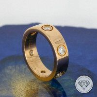 Cartier Love Ring mittel Gold in Oro rosso in Oro