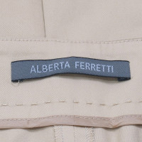 Alberta Ferretti Hose aus Baumwolle in Beige