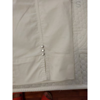 Elena Mirò Paire de Pantalon en Coton en Blanc