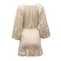 Ulla Johnson Kleid aus Baumwolle in Weiß