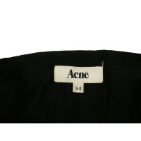Acne Robe en Coton en Noir