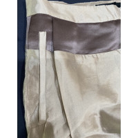 Haider Ackermann Trousers Silk in Beige