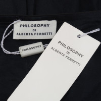 Philosophy Di Alberta Ferretti Oberteil aus Baumwolle in Schwarz