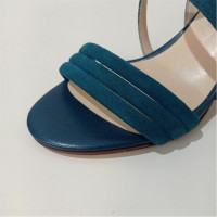 L'autre Chose Sandals Suede in Blue