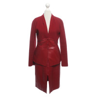 Mugler Anzug in Rot