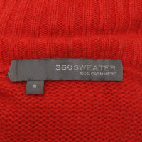 360 Sweater Kasjmier truien in het rood